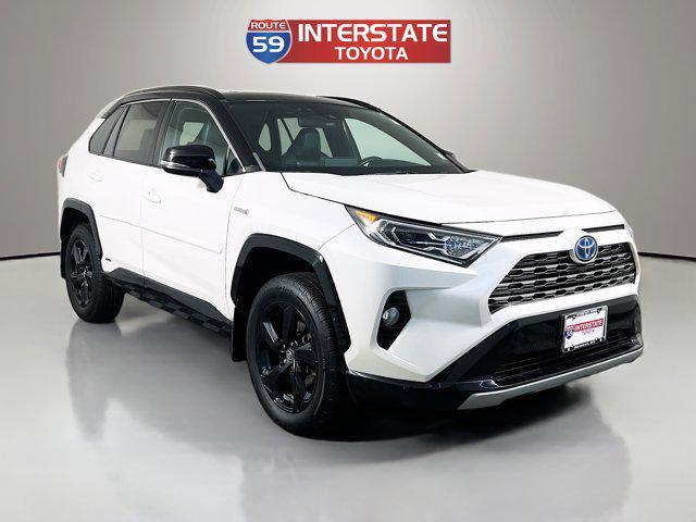 used 2021 Toyota RAV4 Hybrid car, priced at $27,744