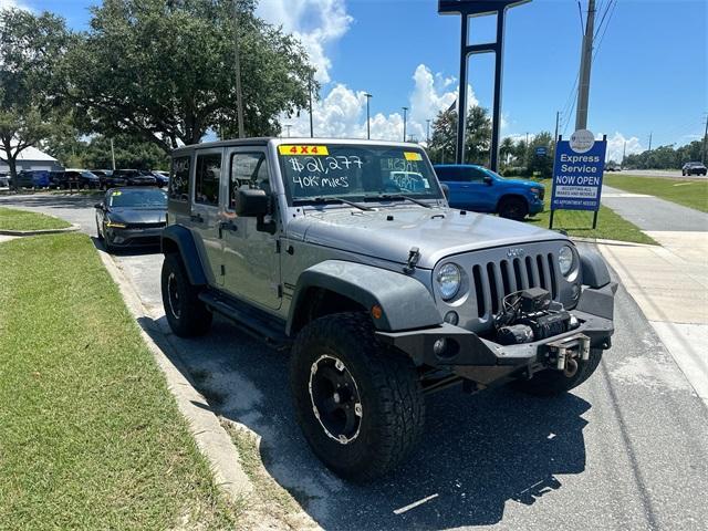 used 2016 Jeep Wrangler Unlimited car, priced at $21,977