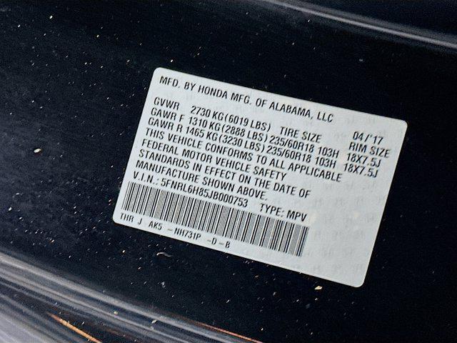 used 2018 Honda Odyssey car, priced at $17,996