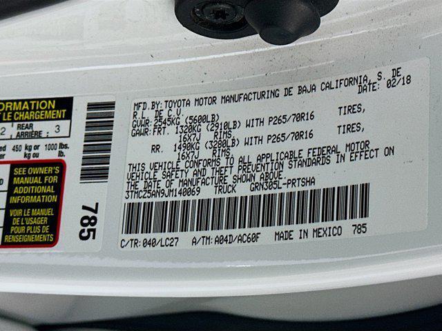 used 2018 Toyota Tacoma car, priced at $29,996