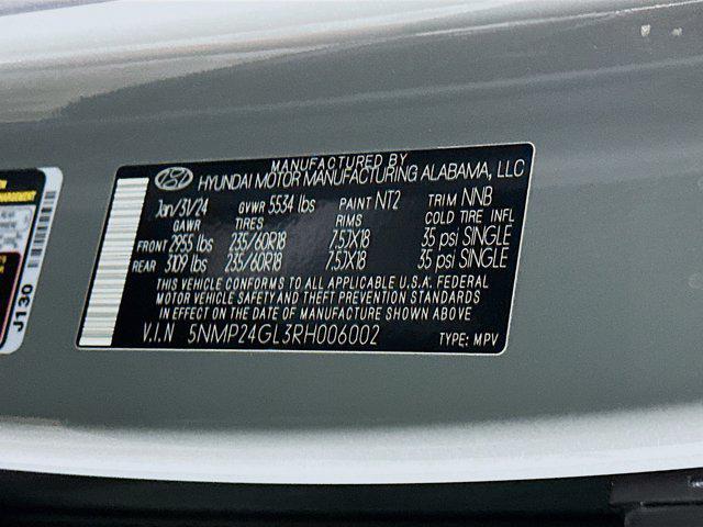 used 2024 Hyundai Santa Fe car, priced at $27,997