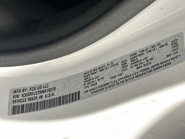 used 2022 Ram 1500 car, priced at $37,996