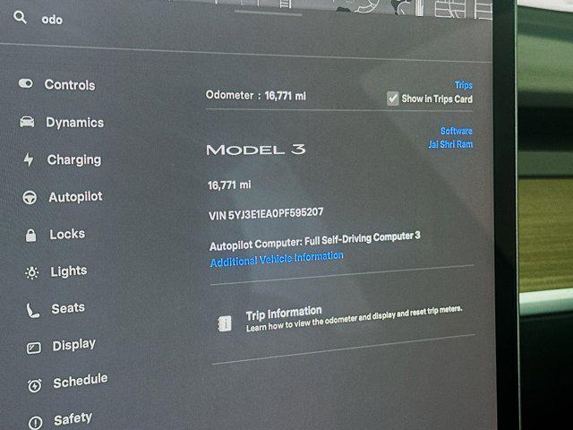 used 2023 Tesla Model 3 car, priced at $26,799