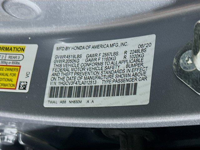 used 2020 Honda Accord Hybrid car, priced at $24,499