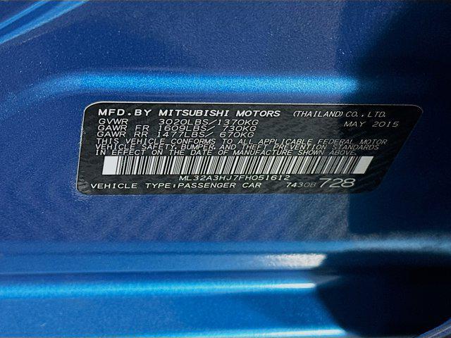 used 2015 Mitsubishi Mirage car, priced at $7,299