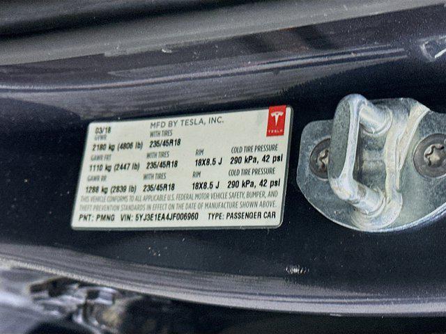 used 2018 Tesla Model 3 car, priced at $19,996