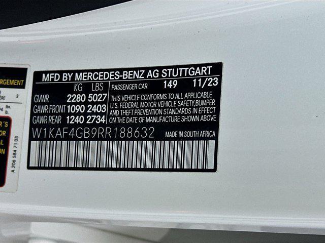 used 2024 Mercedes-Benz C-Class car, priced at $32,497