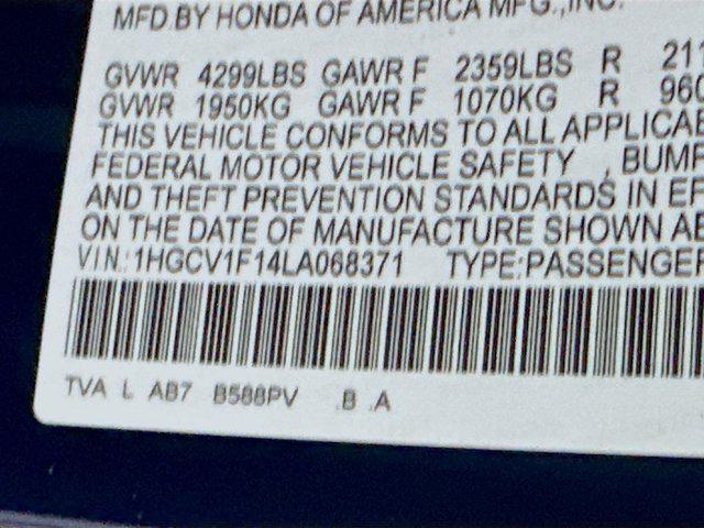 used 2020 Honda Accord car, priced at $21,797