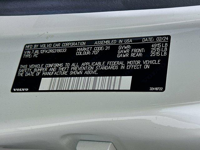 used 2024 Volvo S60 car, priced at $23,997