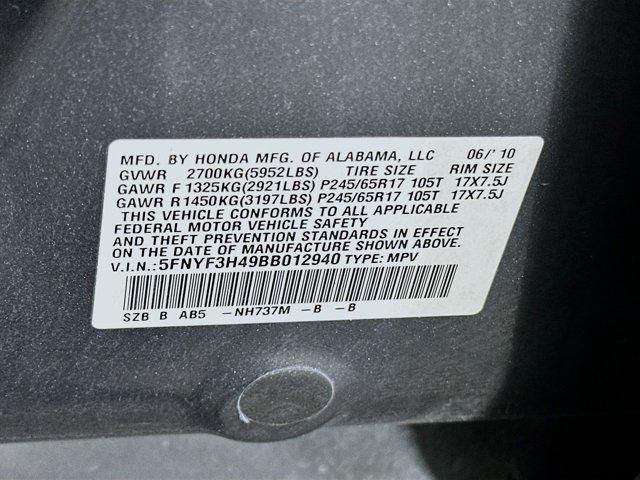 used 2011 Honda Pilot car, priced at $4,999