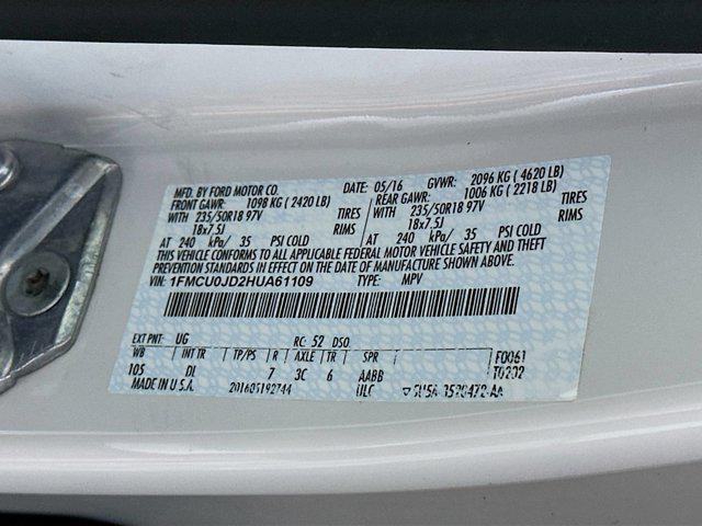 used 2017 Ford Escape car, priced at $12,499