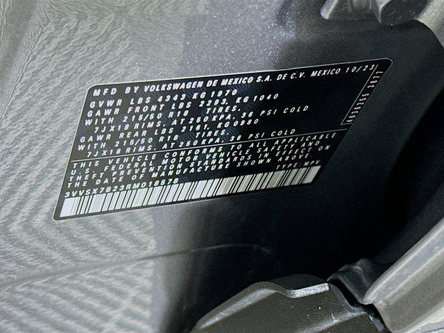 used 2024 Volkswagen Taos car, priced at $19,487