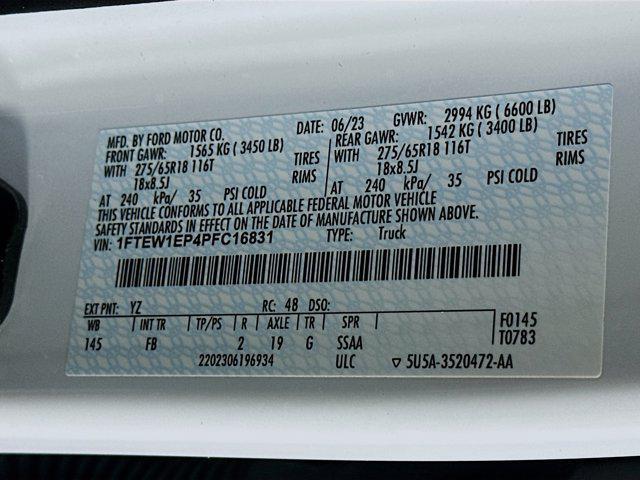 used 2023 Ford F-150 car, priced at $39,996