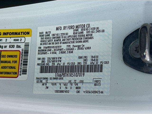 used 2024 Ford Mustang car, priced at $26,497