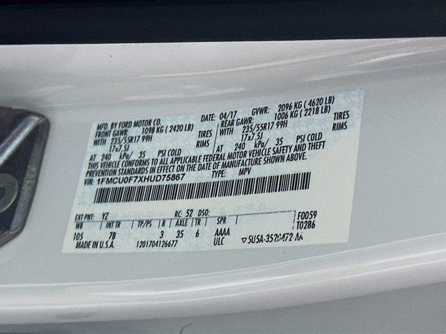 used 2017 Ford Escape car, priced at $9,996