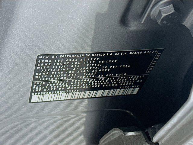 used 2024 Volkswagen Taos car, priced at $19,496