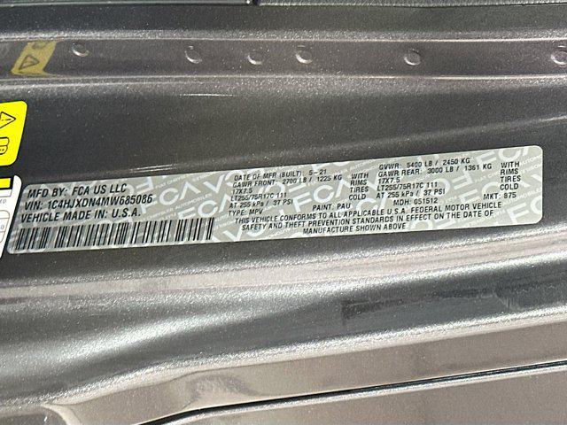 used 2021 Jeep Wrangler car, priced at $29,987