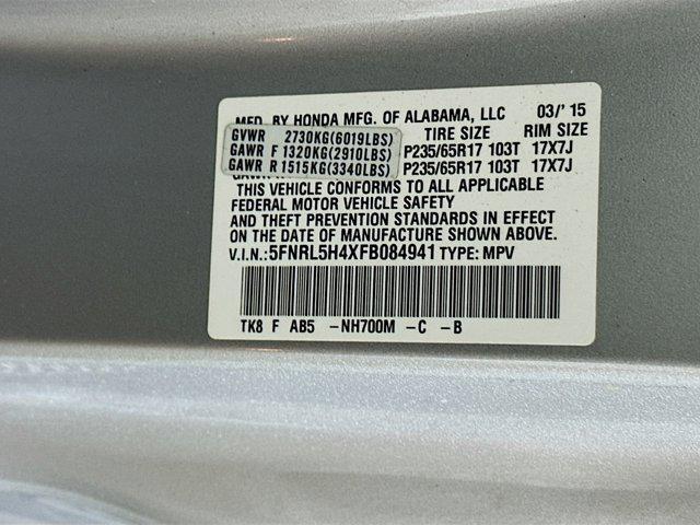 used 2015 Honda Odyssey car, priced at $14,999