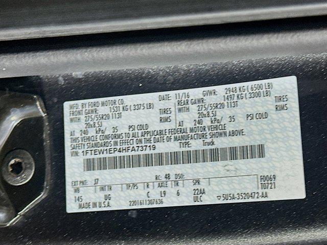 used 2017 Ford F-150 car, priced at $19,996