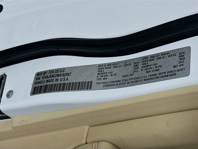 used 2021 Jeep Grand Cherokee L car, priced at $29,397