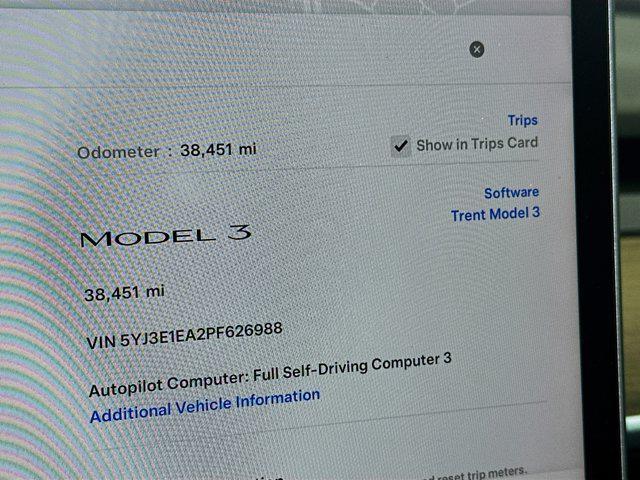 used 2023 Tesla Model 3 car, priced at $23,496