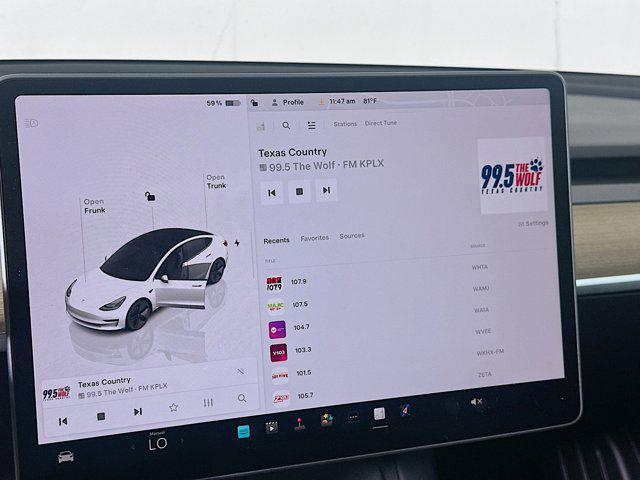 used 2023 Tesla Model 3 car, priced at $23,496