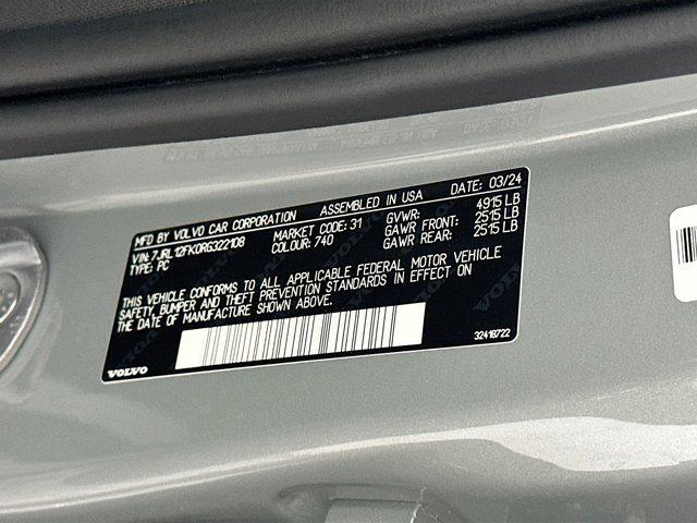 used 2024 Volvo S60 car, priced at $26,597