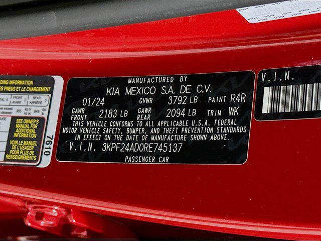 used 2024 Kia Forte car, priced at $16,197