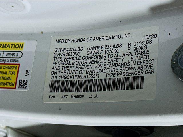 used 2020 Honda Accord car, priced at $16,796