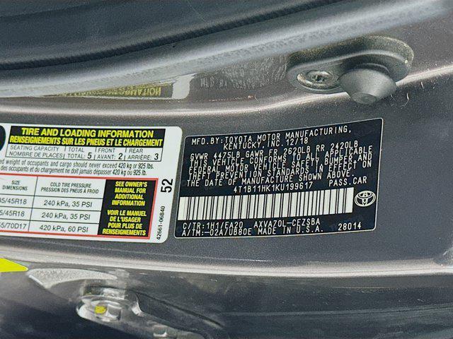 used 2019 Toyota Camry car, priced at $19,399