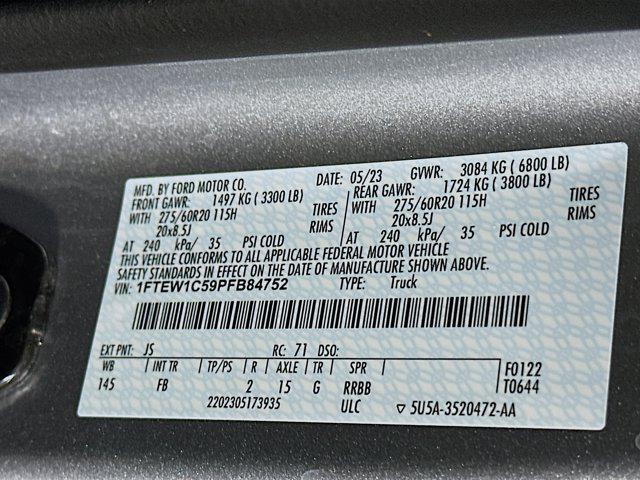 used 2023 Ford F-150 car, priced at $33,996