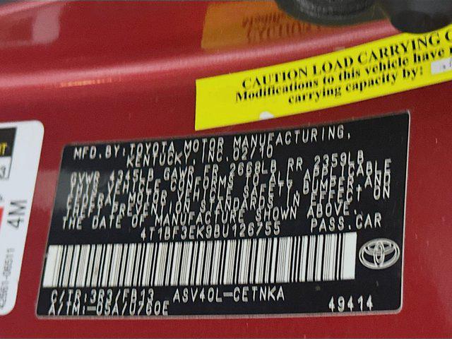 used 2011 Toyota Camry car, priced at $7,496