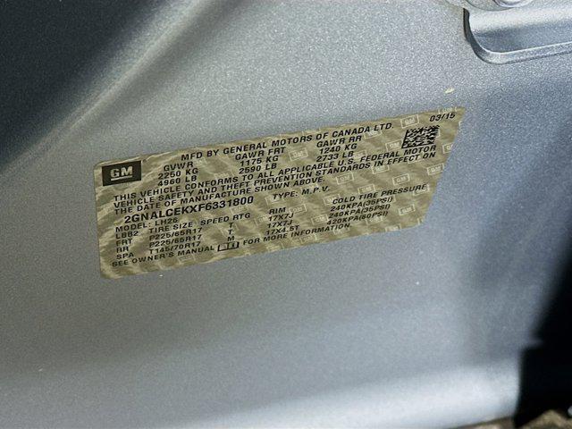 used 2015 Chevrolet Equinox car, priced at $9,997