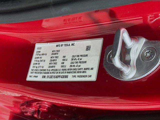 used 2023 Tesla Model 3 car, priced at $24,899