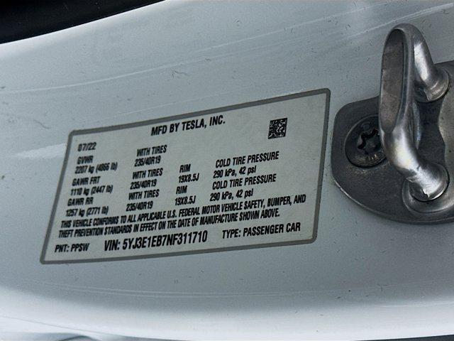 used 2022 Tesla Model 3 car, priced at $26,987