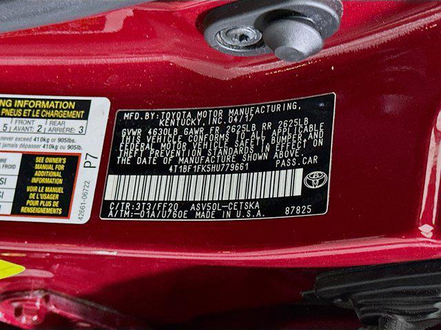 used 2017 Toyota Camry car, priced at $17,496