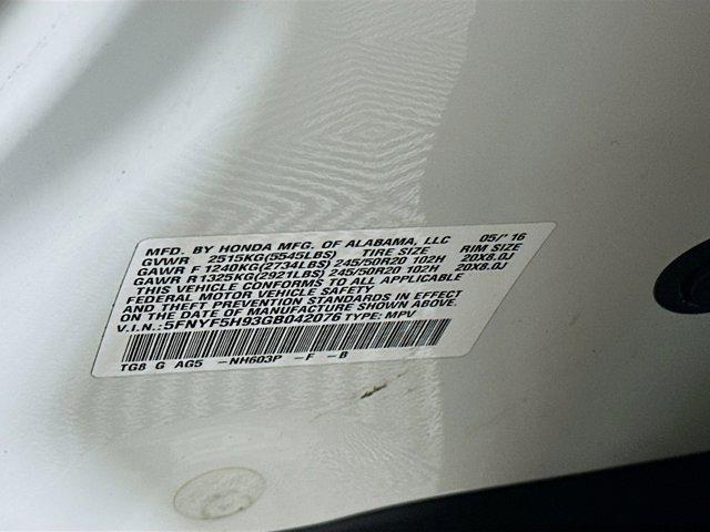 used 2016 Honda Pilot car, priced at $19,987