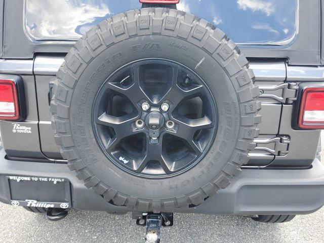 used 2022 Jeep Wrangler car, priced at $21,458