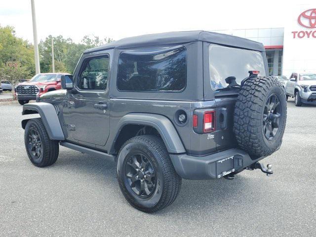 used 2022 Jeep Wrangler car, priced at $21,458