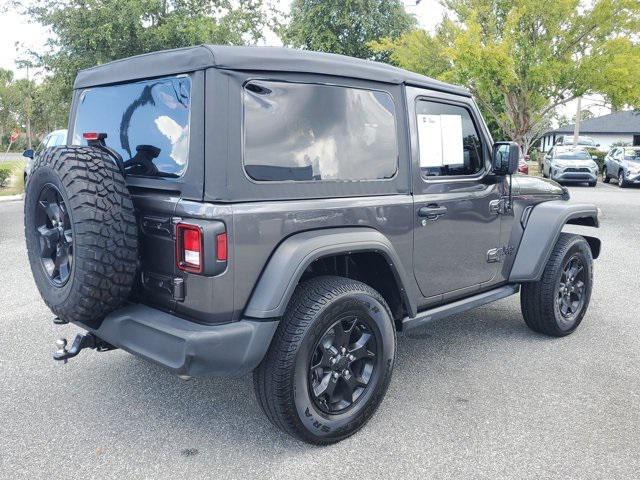 used 2022 Jeep Wrangler car, priced at $21,458