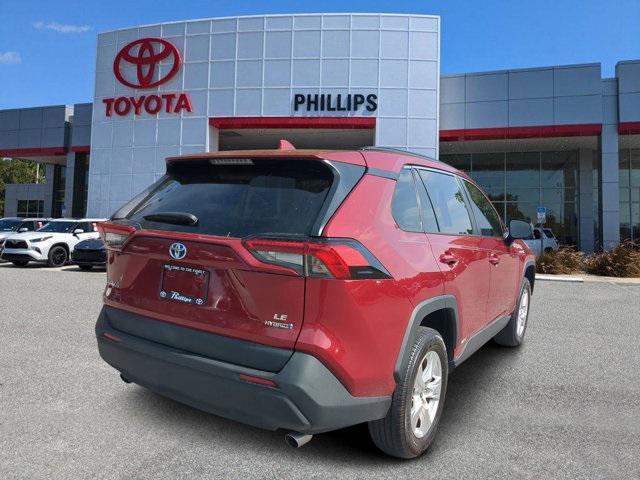 used 2021 Toyota RAV4 Hybrid car, priced at $28,497