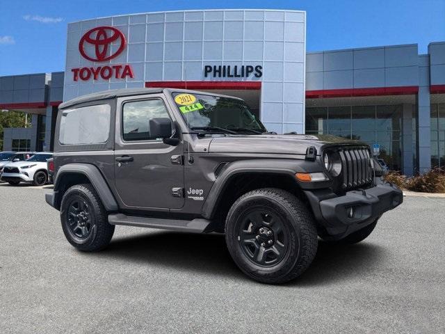 used 2021 Jeep Wrangler car, priced at $25,996