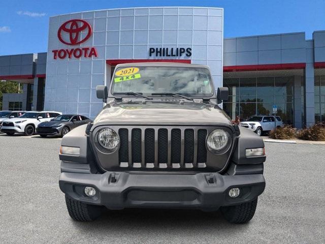 used 2021 Jeep Wrangler car, priced at $24,996