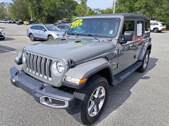 used 2018 Jeep Wrangler Unlimited car, priced at $27,696
