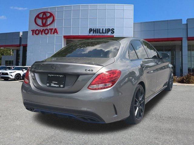 used 2018 Mercedes-Benz AMG C 43 car, priced at $29,599