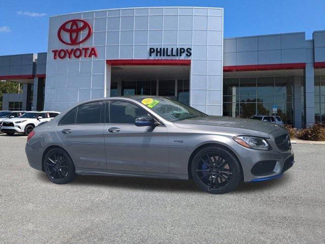 used 2018 Mercedes-Benz AMG C 43 car, priced at $29,599