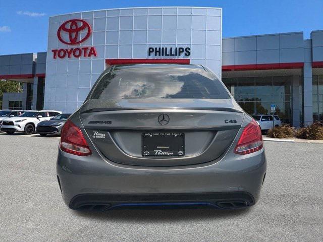 used 2018 Mercedes-Benz AMG C 43 car, priced at $29,599
