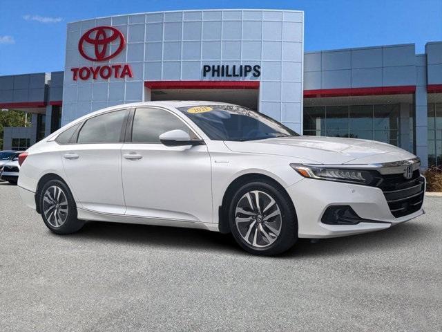 used 2021 Honda Accord Hybrid car, priced at $27,998