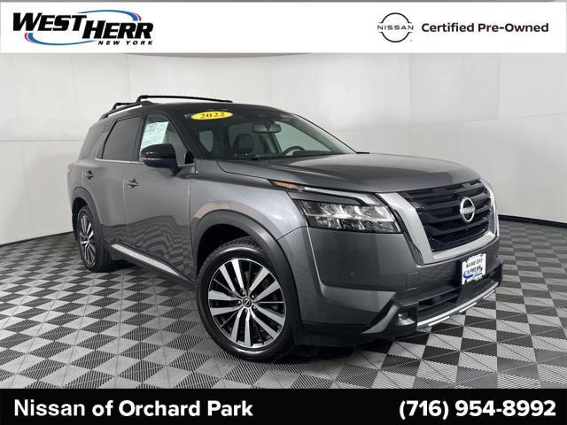 used 2022 Nissan Pathfinder car, priced at $35,936