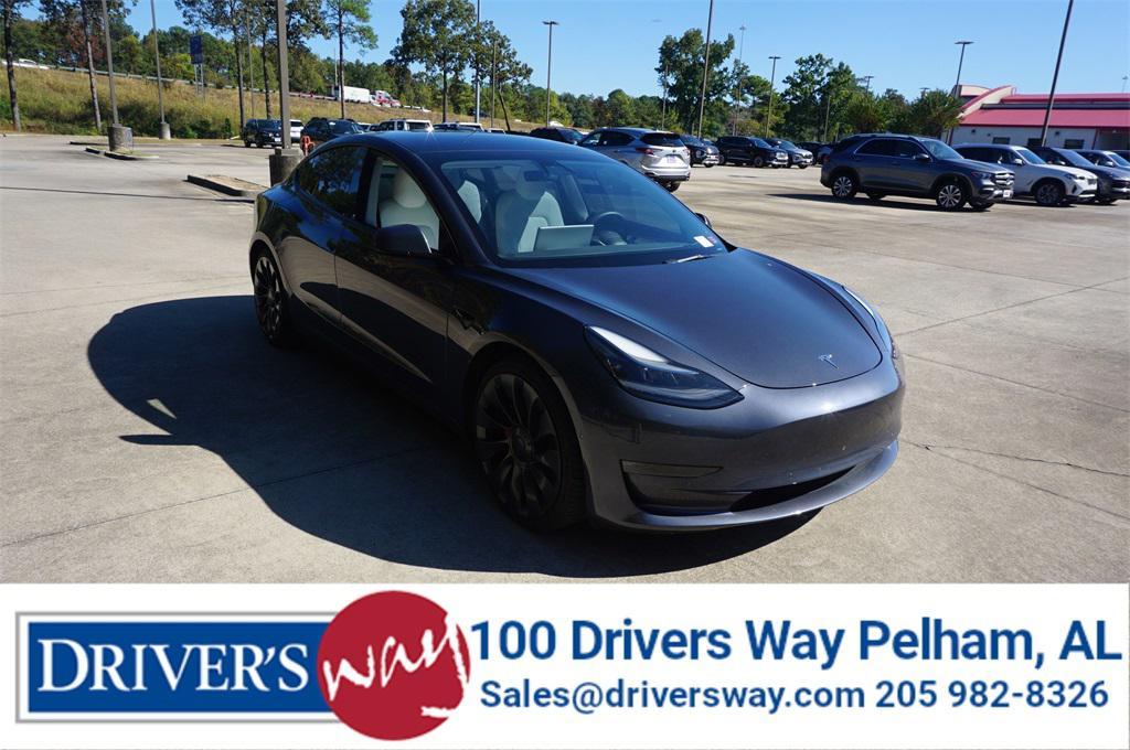 used 2022 Tesla Model 3 car, priced at $30,750